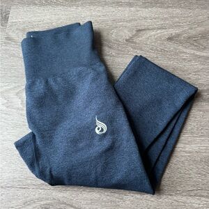 Brand New Ryderwear Navy Marl Contour Seamless Leggings XS
